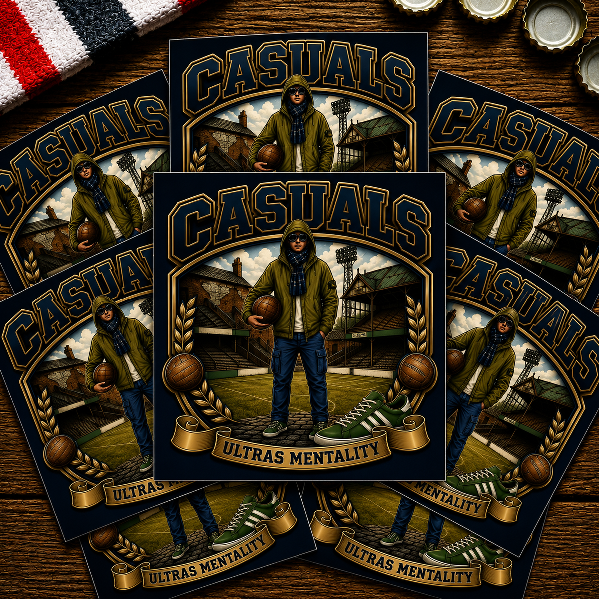 Ultras Culture – Casuals Stickers (7x7 cm) by Ultras Culture - Football Streetwear Merchandise