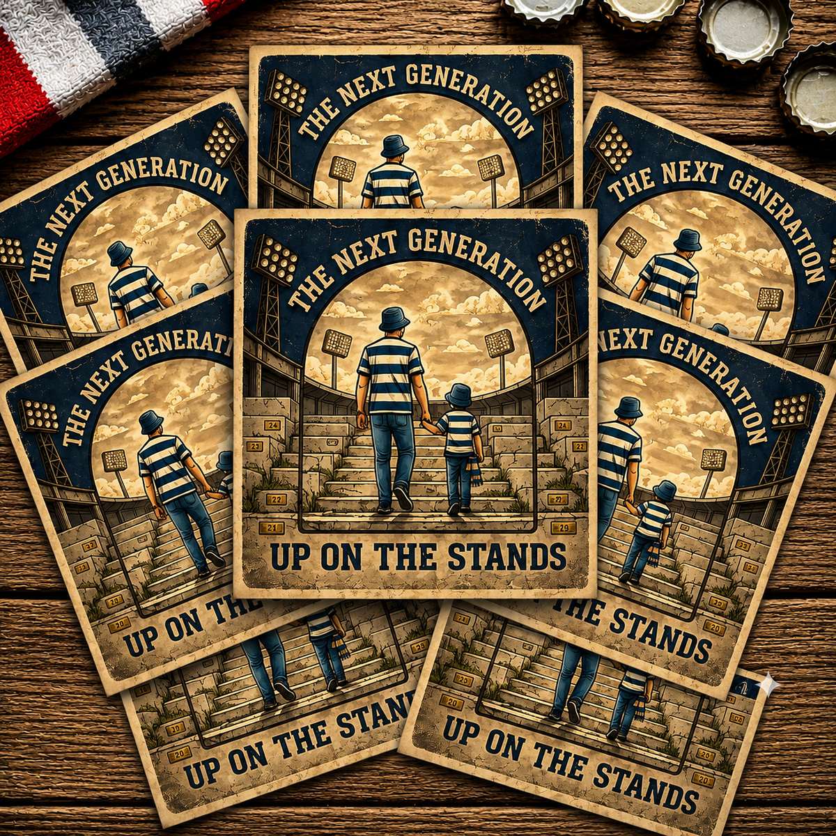 Ultras Culture – The Next Generation Stickers (7x7 cm) by Ultras Culture - Football Streetwear Merchandise