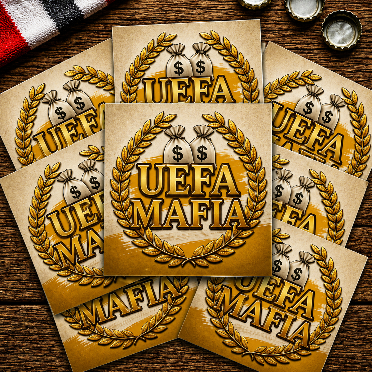 Ultras Culture – UEFA Mafia Stickers (7x7 cm) by Ultras Culture - Football Streetwear Merchandise