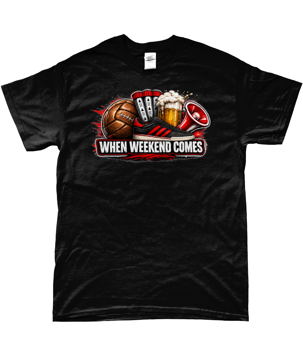 Ultras Culture - When Weekend Comes - T-Shirt by Ultras Culture - Football Streetwear Merchandise