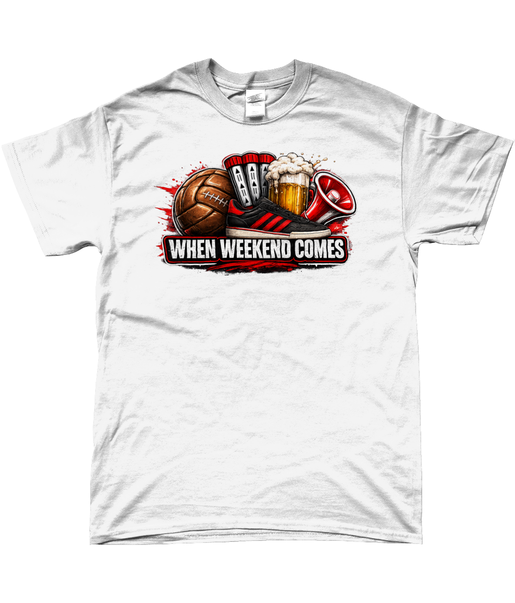 Ultras Culture - When Weekend Comes - T-Shirt by Ultras Culture - Football Streetwear Merchandise