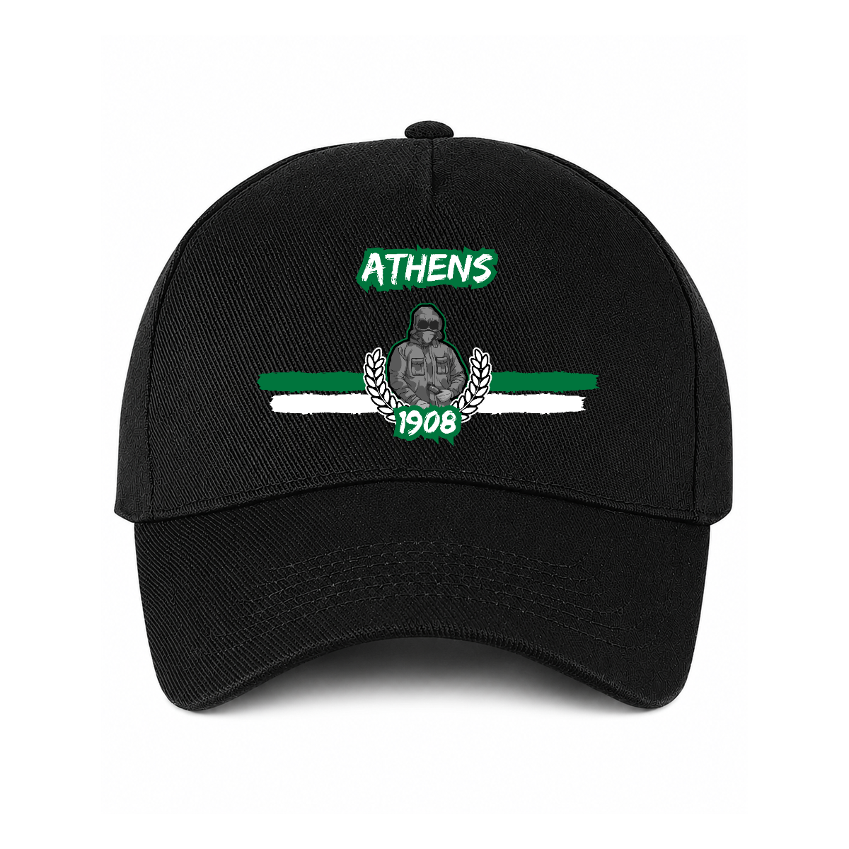 Ultras Culture Athens 1908 PYRO Cap – Black Football Supporters Streetwear