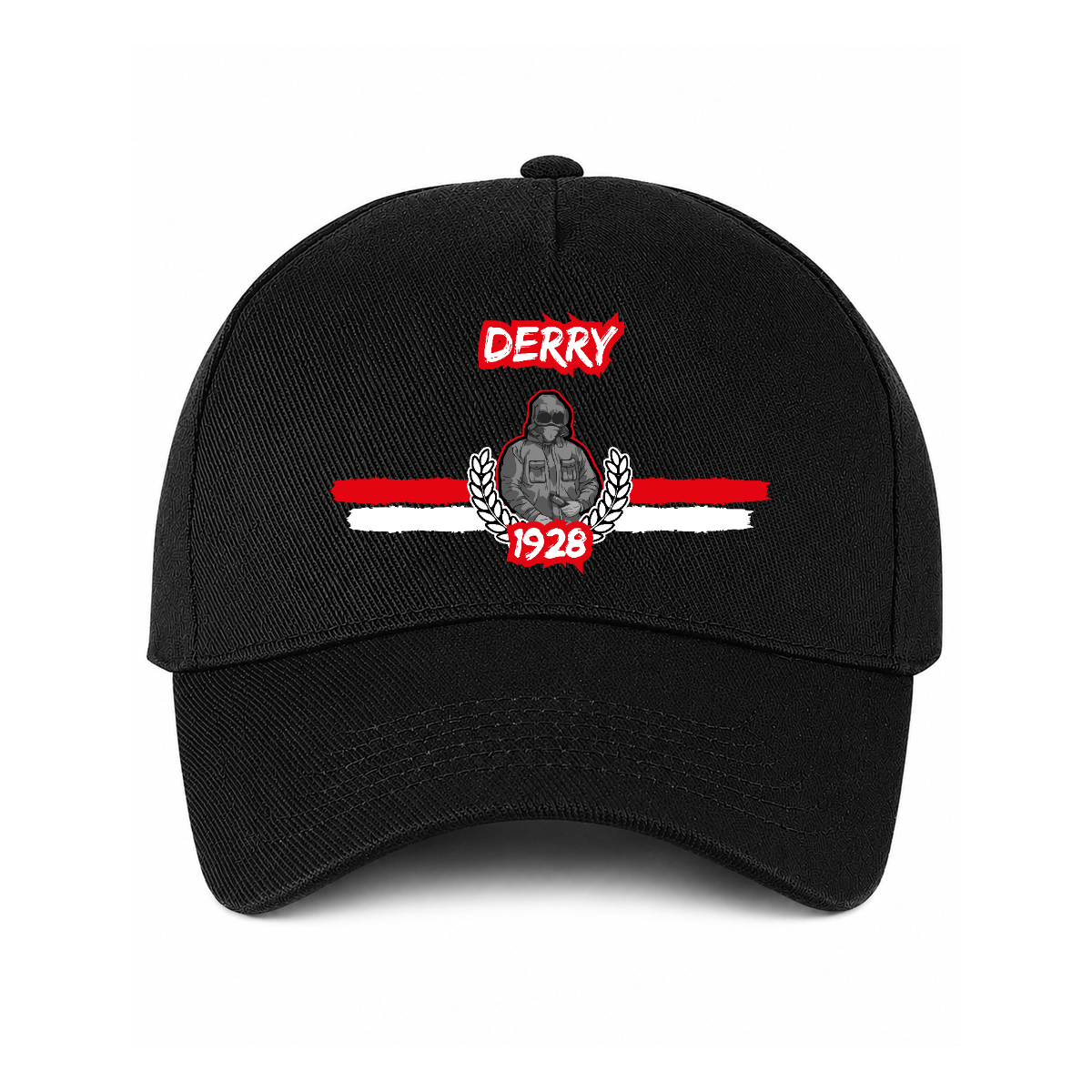 Ultras Culture Derry 1928 PYRO Cap – Black Football Supporters Streetwear