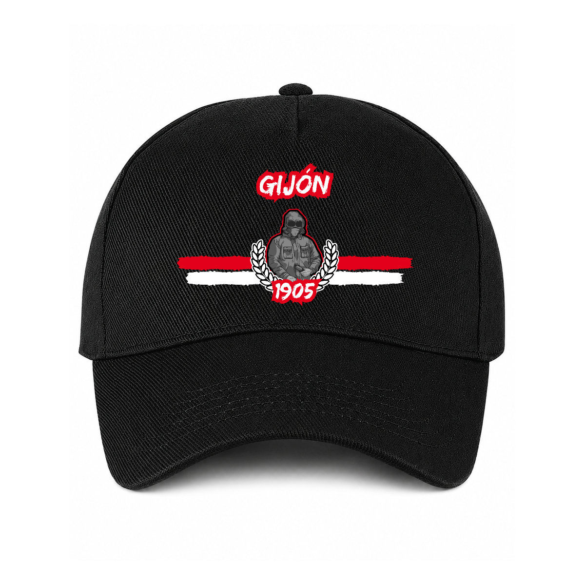 Ultras Culture Gijón 1905 PYRO Cap – Black Football Supporters Streetwear