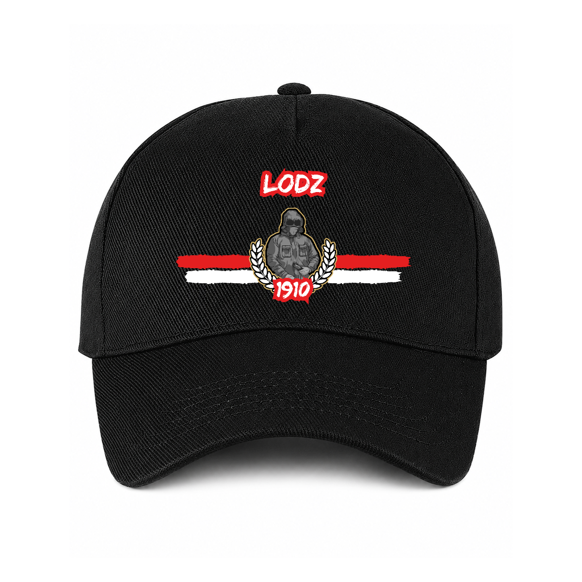 Ultras Culture Łódź 1910 PYRO Cap – Black Football Supporters Streetwear
