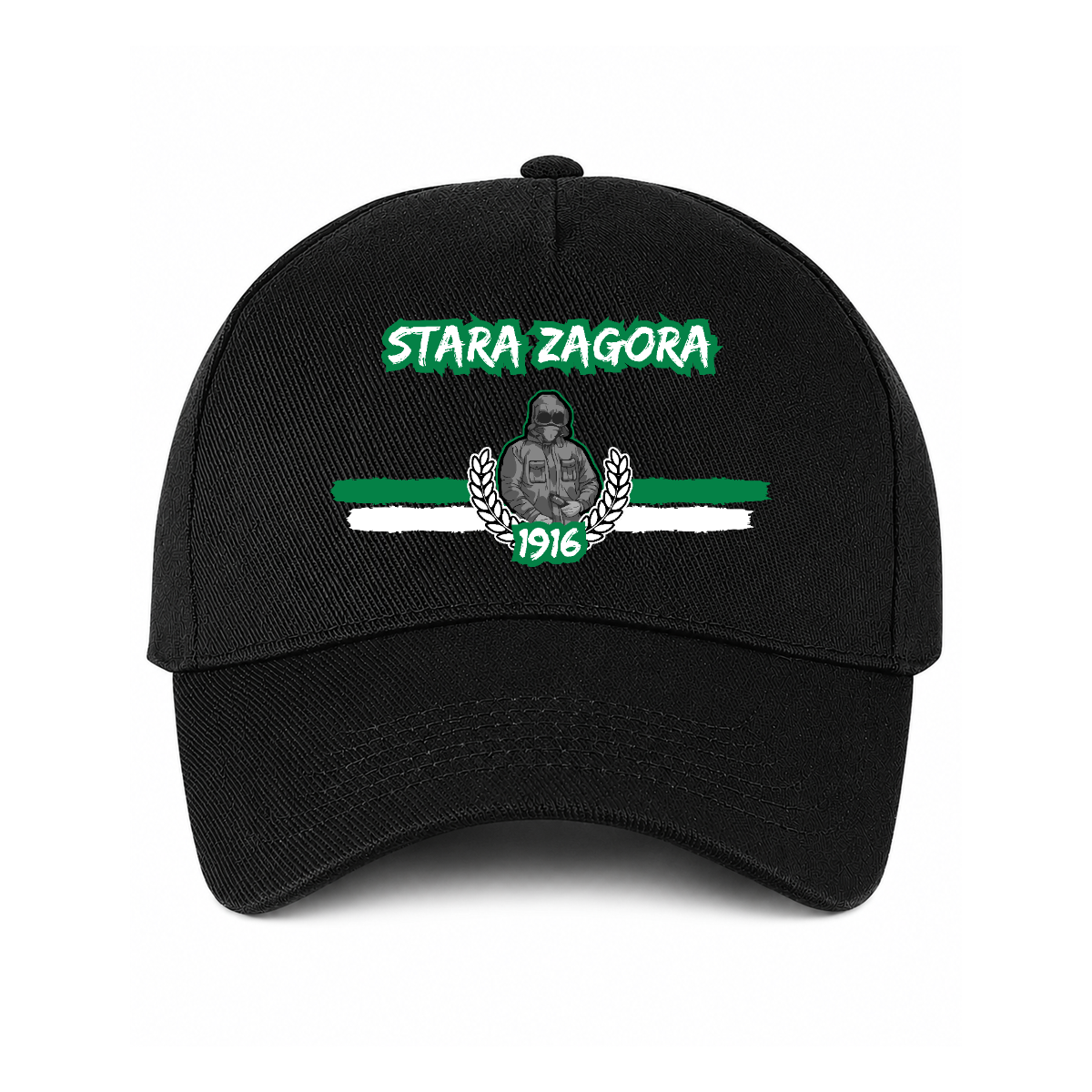 Ultras Culture Stara Zagora 1916 PYRO Cap – Black Football Supporters Streetwear