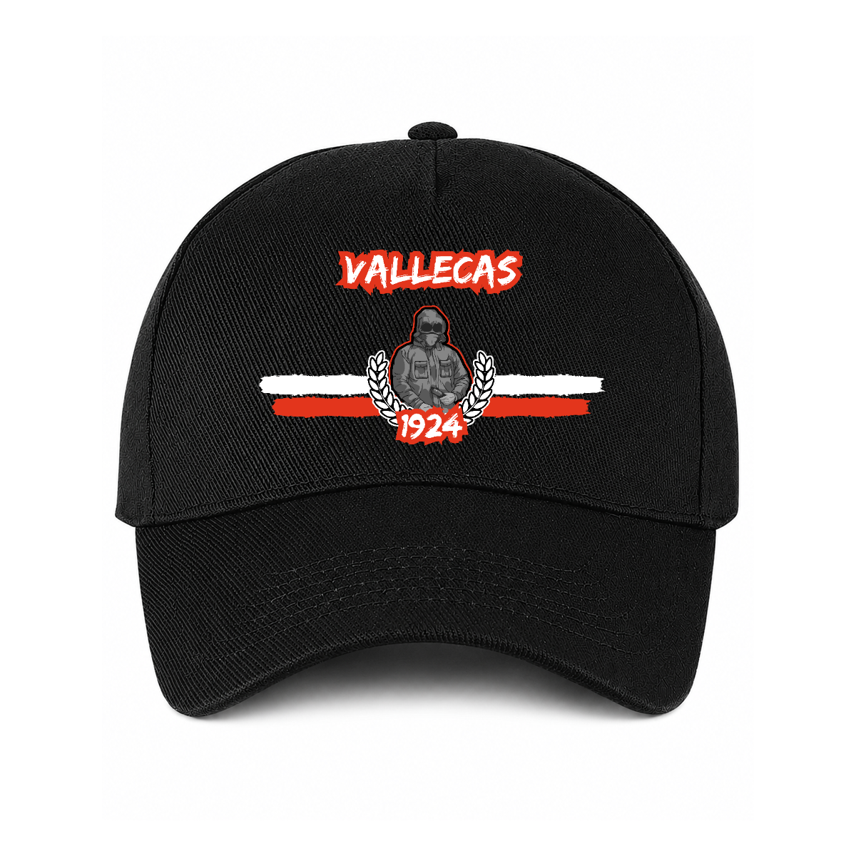 Ultras Culture Vallecas 1924 PYRO Cap – Black Football Supporters Streetwear