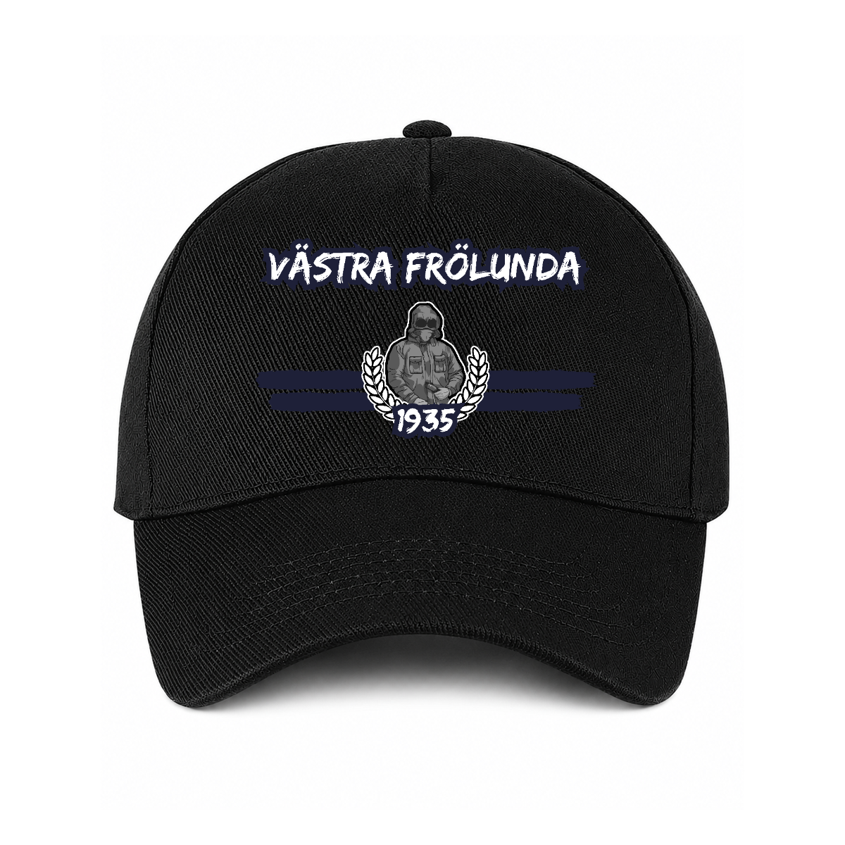 Ultras Culture Västra Frölunda 1935 PYRO Cap – Black Football Supporters Streetwear