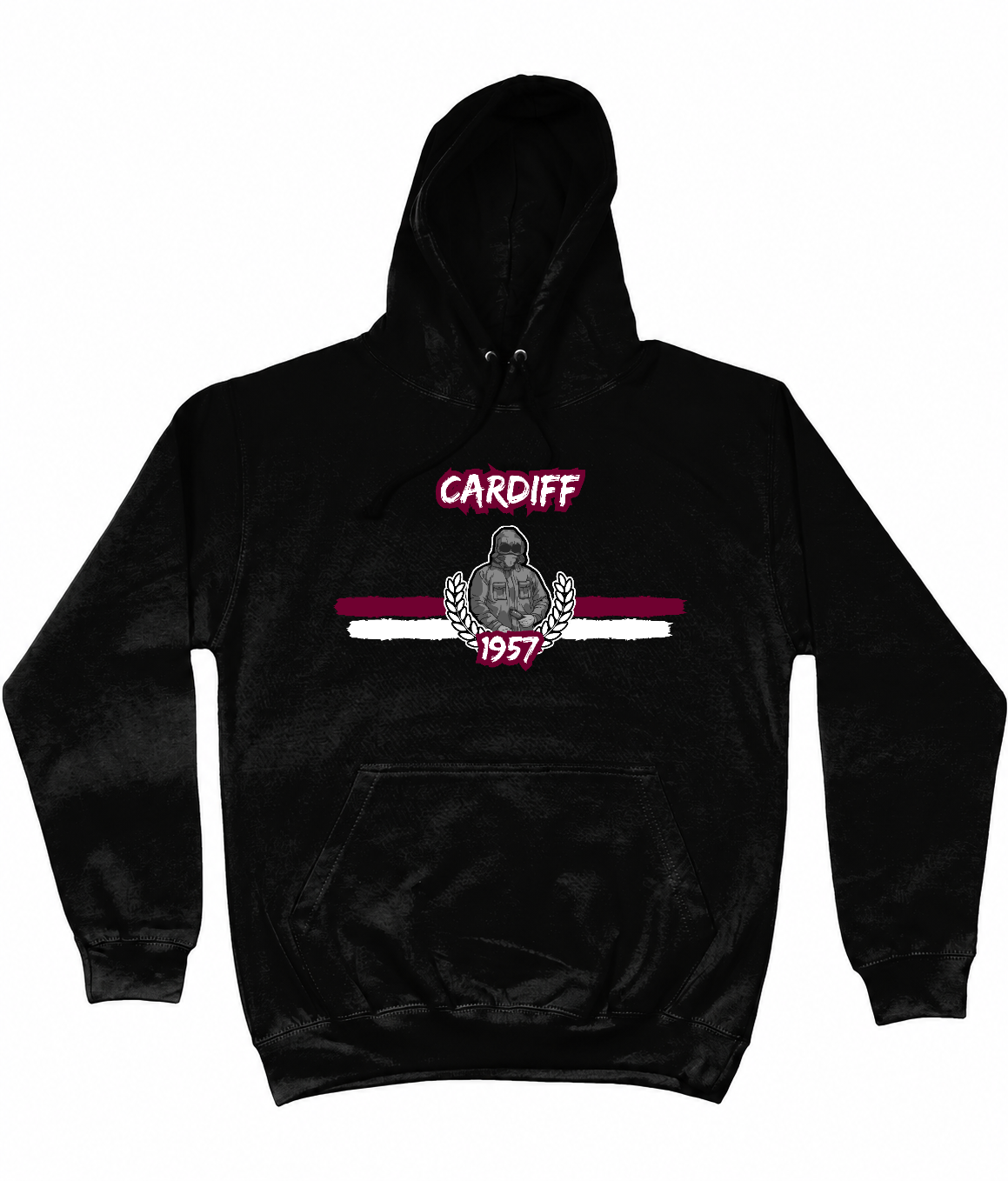 Cardiff 1957 Football Hoodie by Ultras Culture
