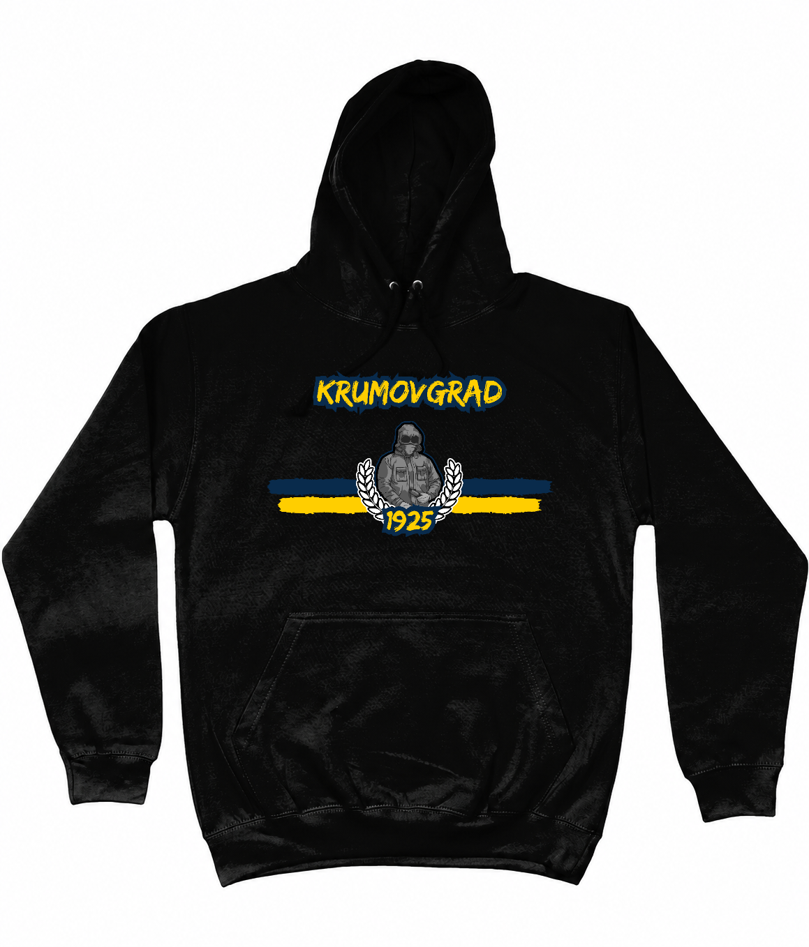 Ultras Culture Krumovgrad 1925 PYRO Hoodie – Black Football Supporters Streetwear