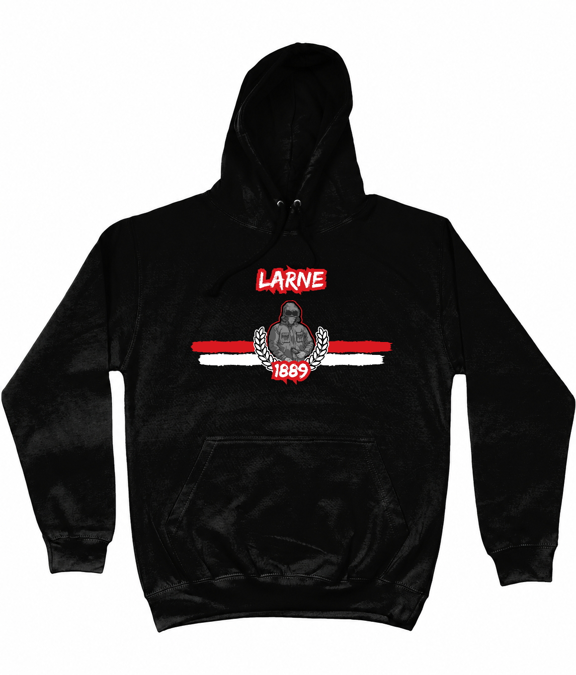 Larne 1889 Football Hoodie by Ultras Culture