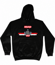 Ultras Culture Madrid 1903 PYRO Hoodie – Black Football Supporters Streetwear
