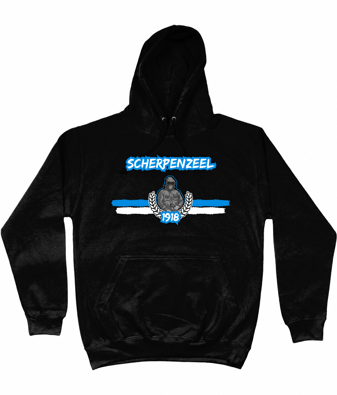 Ultras Culture Scherpenzeel 1918 PYRO Hoodie – Black Football Supporters Streetwear