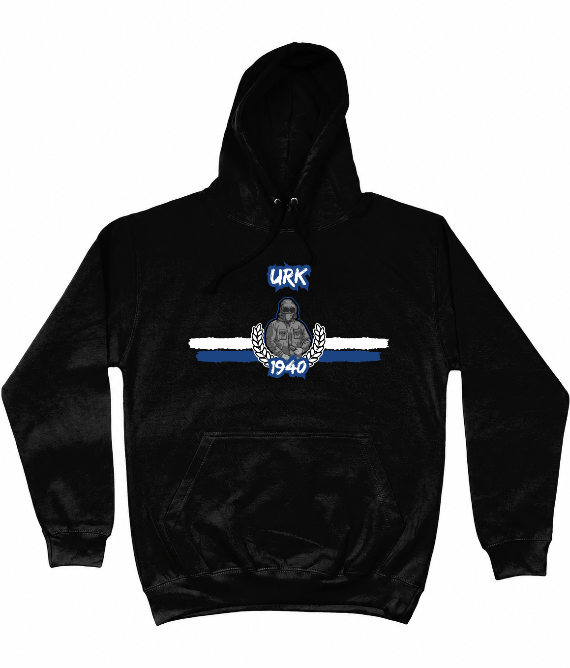 Ultras Culture Urk 1940 PYRO Hoodie – Black Football Supporters Streetwear
