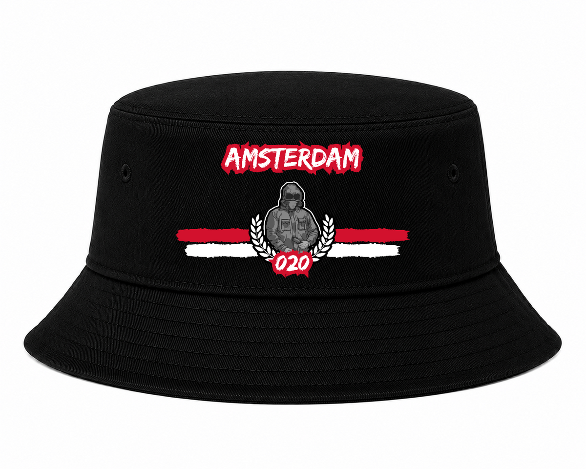 Amsterdam - 020 - Bucket Hat by Ultras Culture - Football Streetwear Merchandise
