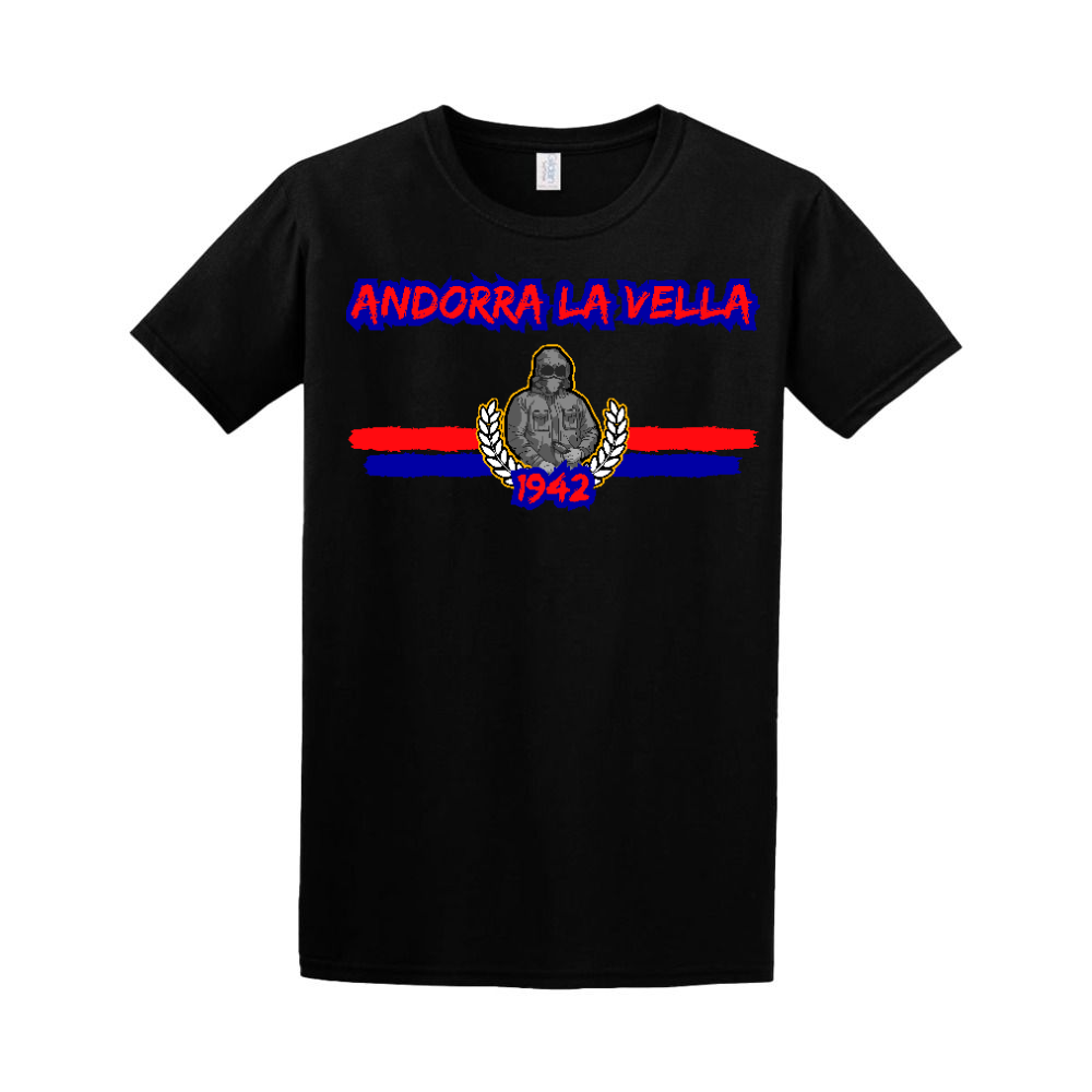 Andorra la Vella 1942 Citystripe T-Shirt by Ultras Culture