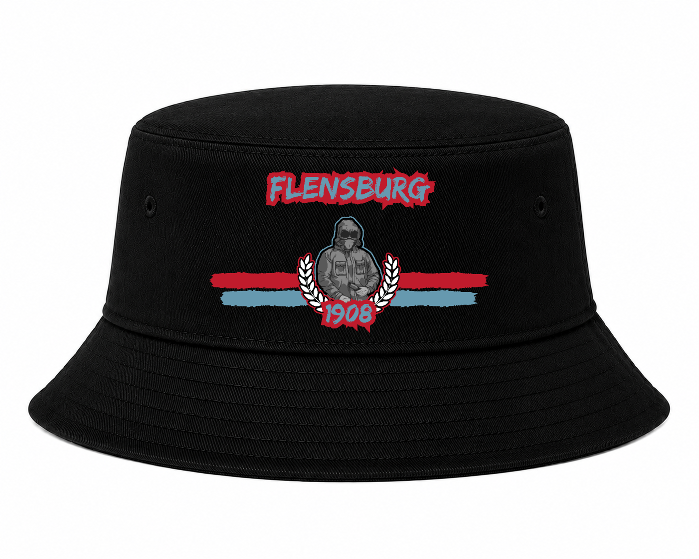 Flensburg - 1908 - Bucket Hat by Ultras Culture - Football Streetwear Merchandise