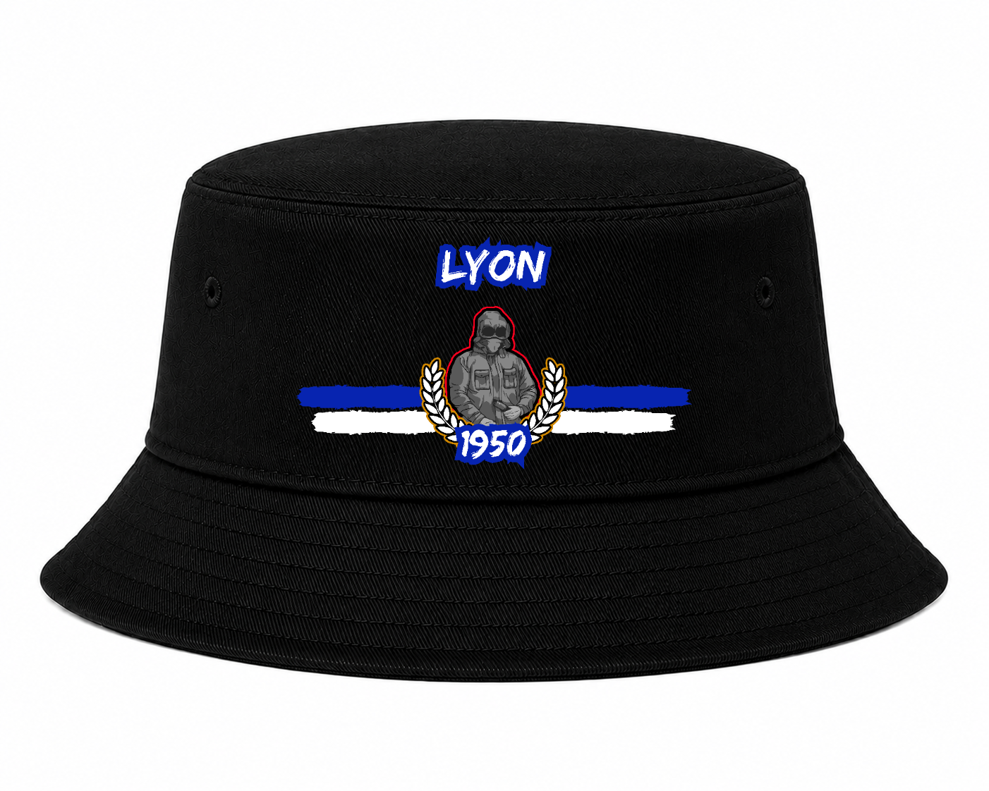 Lyon - 1950 - Bucket Hat by Ultras Culture - Football Streetwear Merchandise