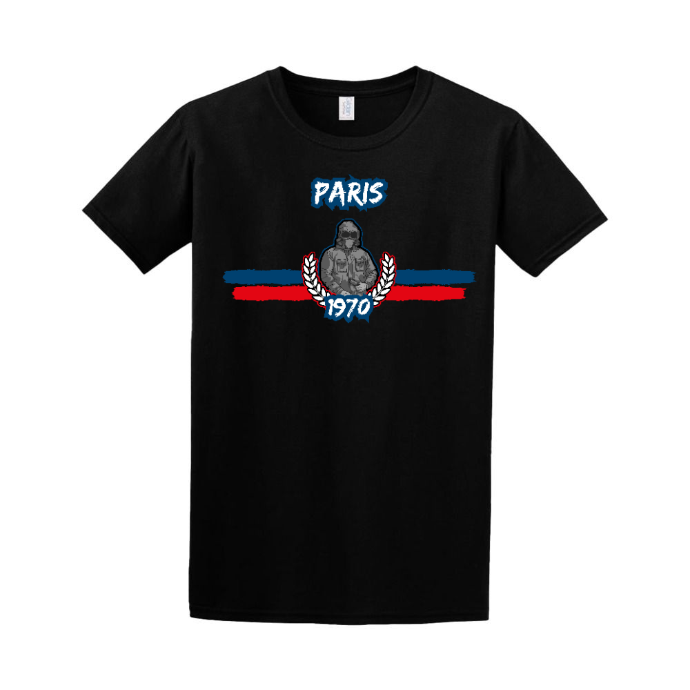 Paris - 1970 - T-Shirt by Ultras Culture - Football Streetwear Merchandise