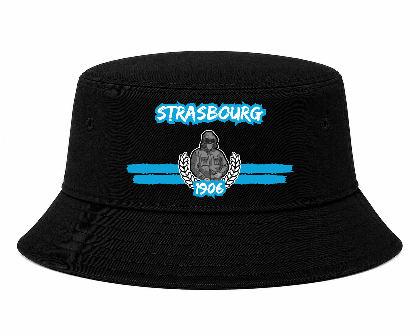 Strasbourg - 1906 - Bucket Hat by Ultras Culture - Football Streetwear Merchandise